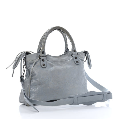 Balenciaga Agneau Classic Hardware Town Bleu Acier Ciel 4 of 14