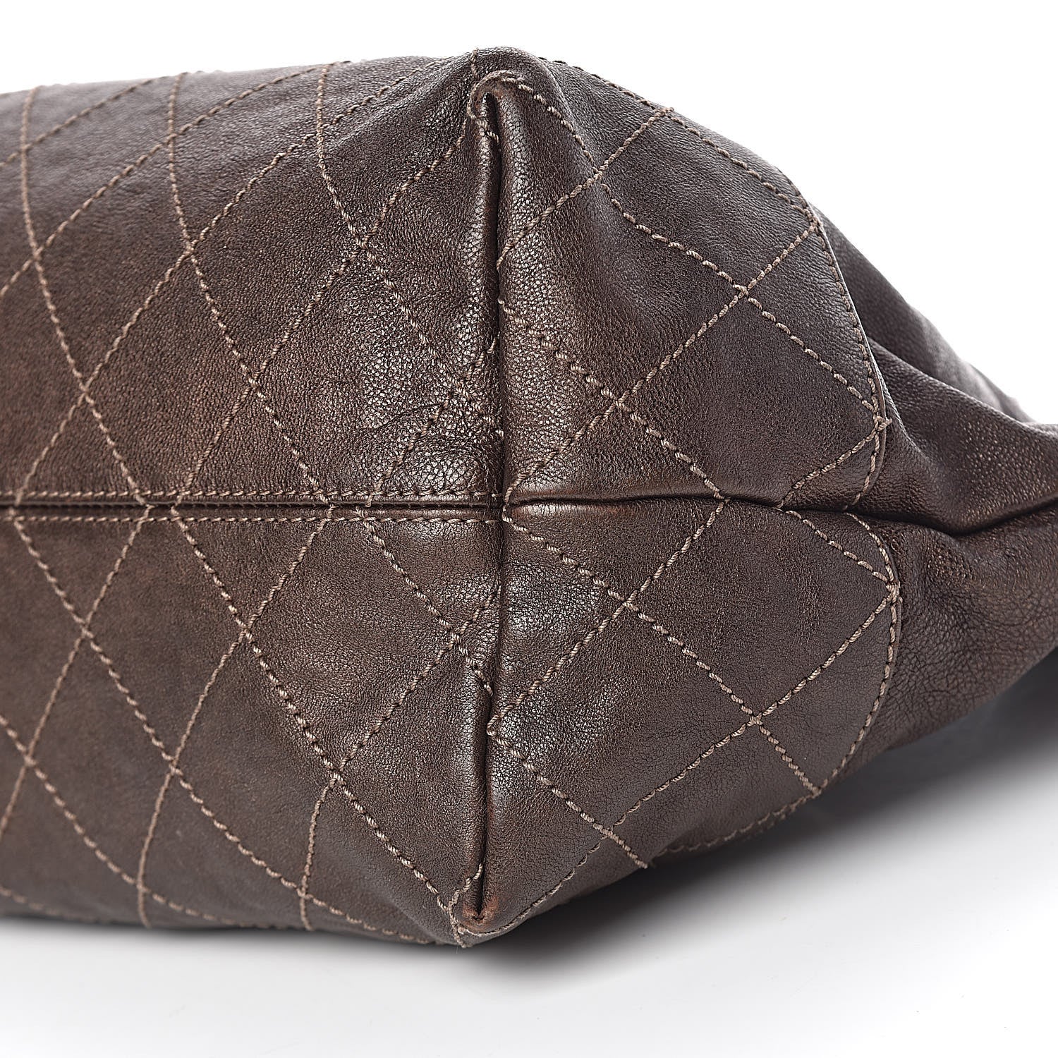 Chanel Metallic Calfskin Baby Coco Cabas Bronze 10 of 11