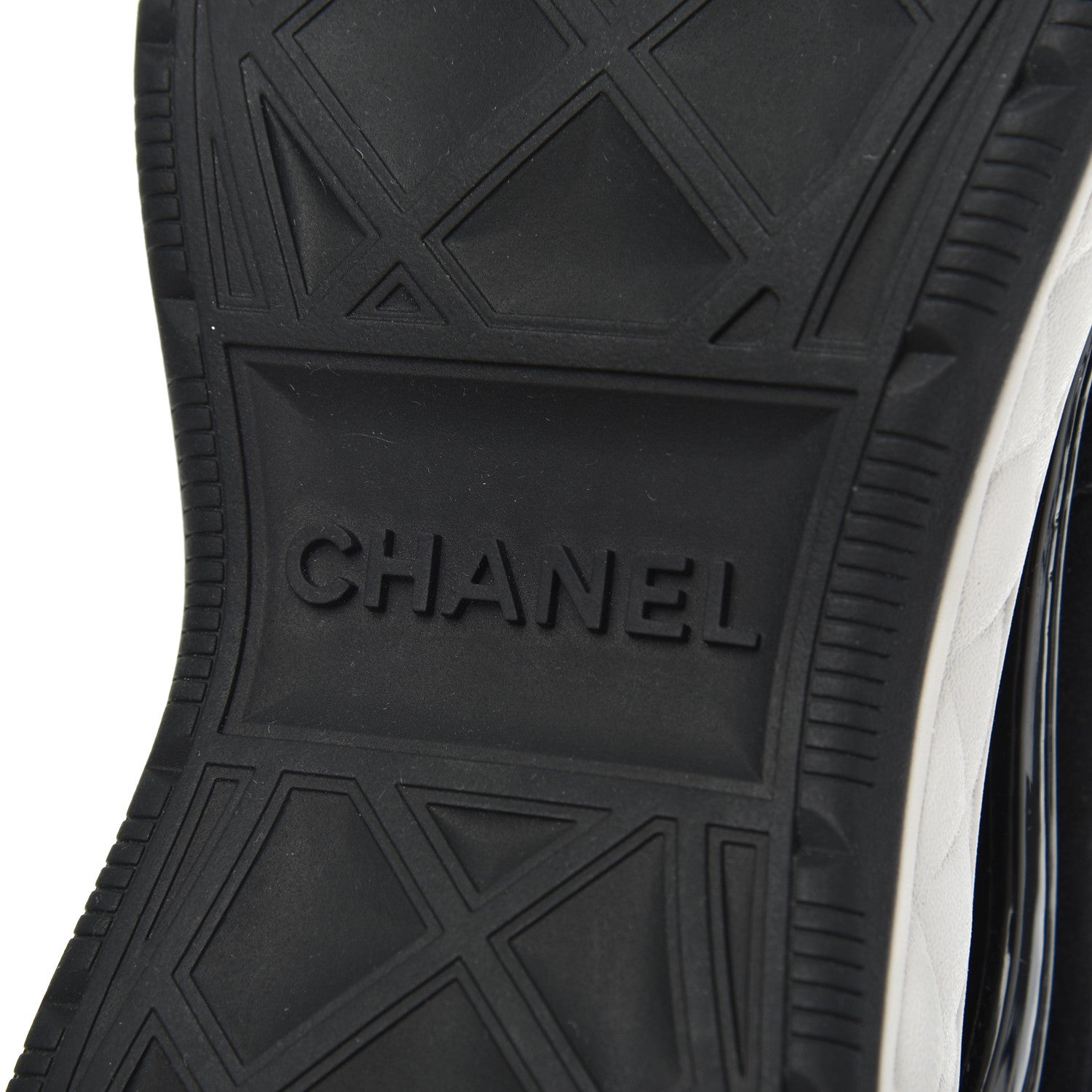 Chanel Velvet Calfskin Mixed Fibers CC Sneakers 39.5 Black 7 of 9