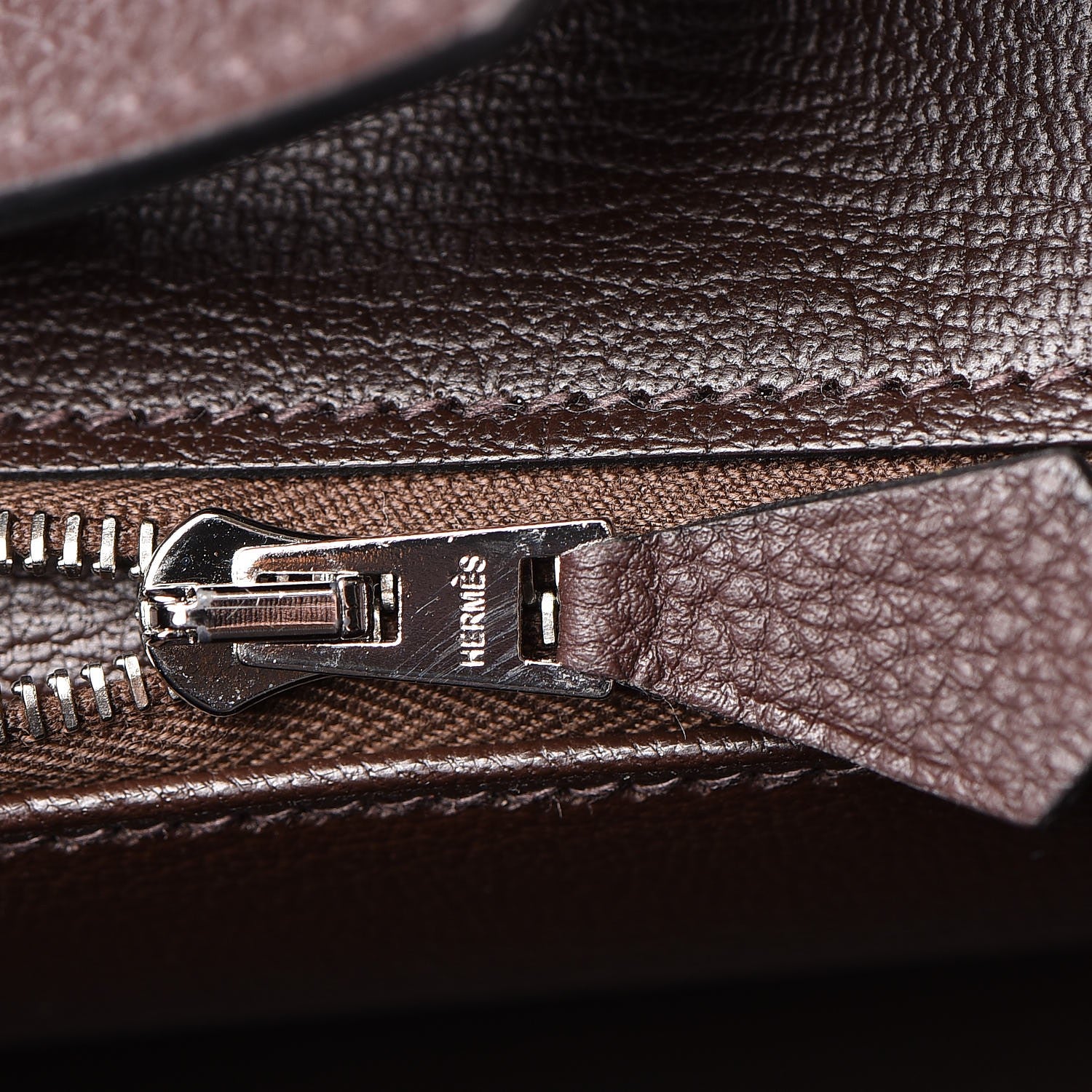 Hermes Togo Birkin 25 Chocolate 12 of 34