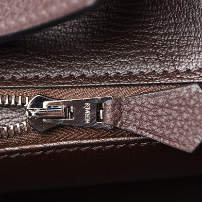 Hermes Togo Birkin 25 Chocolate 12 of 34