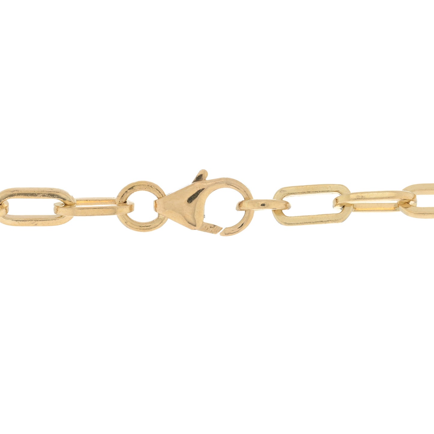 18K Yellow White Gold Diamond Medium Strength Protection Refined Clip Extension Chain Necklace