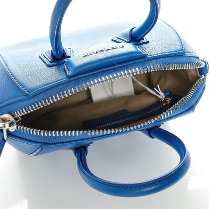 Givenchy Sugar Goatskin Mini Antigona Indigo Blue 5 of 6