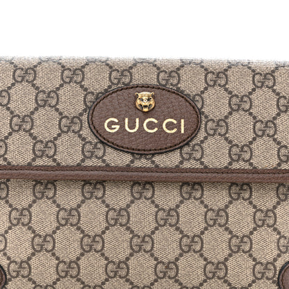 Gucci GG Supreme Monogram Neo Vintage Web Belt Bag Brown 8 of 10