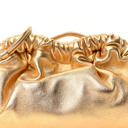 Mansur Gavriel Metallic Lambskin Mini Cloud Clutch Gold 7 of 9