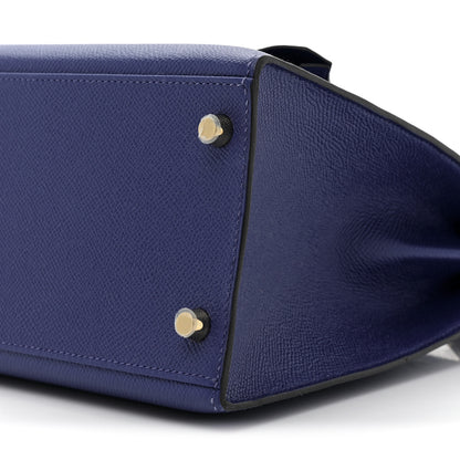 Hermes Epsom Kelly Sellier 32 Bleu Electrique 7 of 9