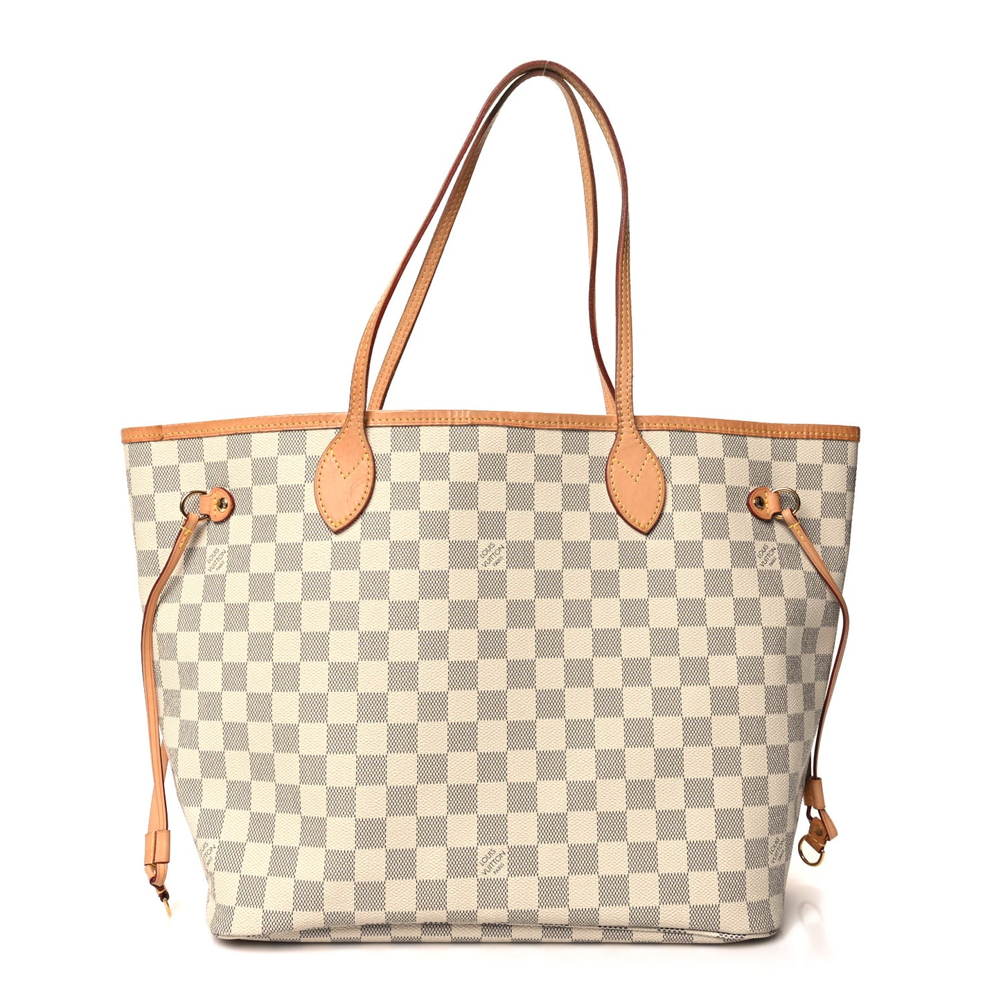 Damier Azur Neo Neverfull MM Rose Ballerine