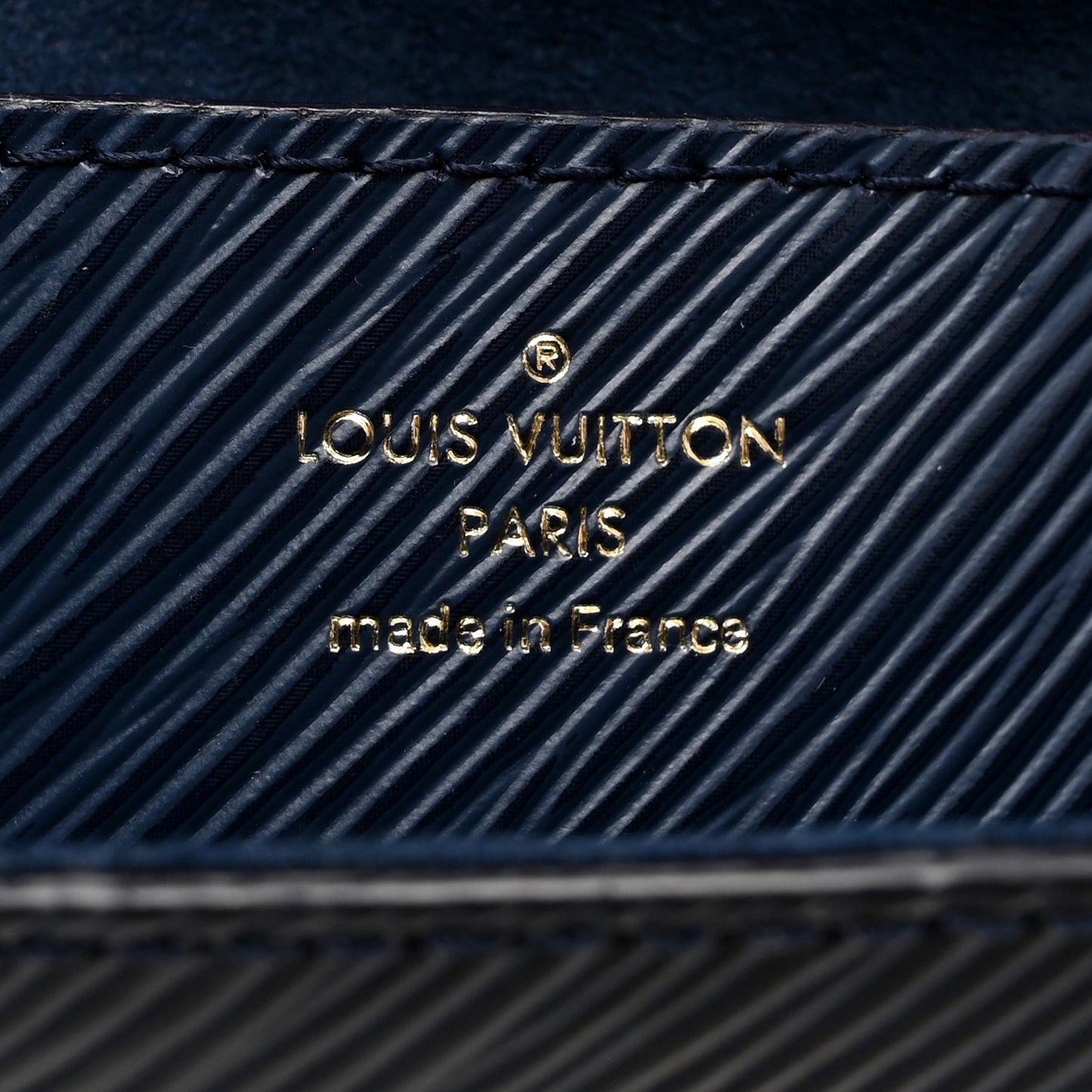 Epi Twist Shoulder Bag MM Indigo