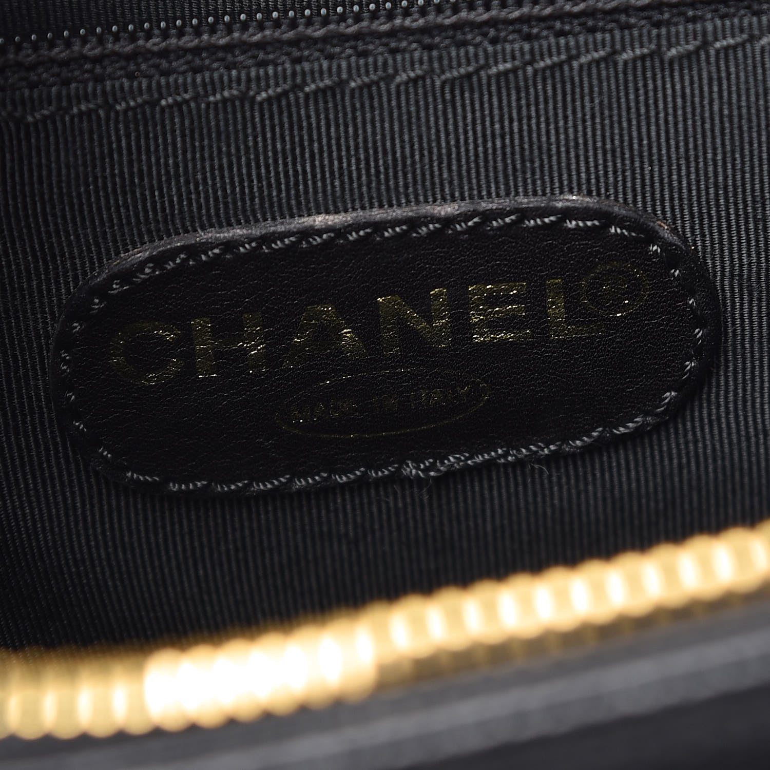 Chanel Caviar Large CC Shoulder Bag Black 6 of 13