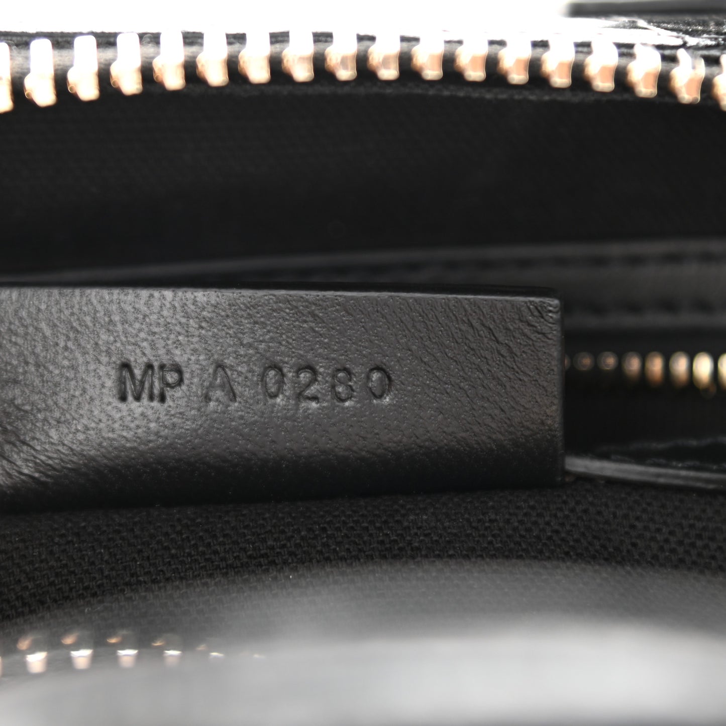 Calfskin Crocodile Embossed Mini Antigona Black