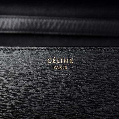 Celine Liege Calfskin Medium Classic Box Flap Bag Black 14 of 22