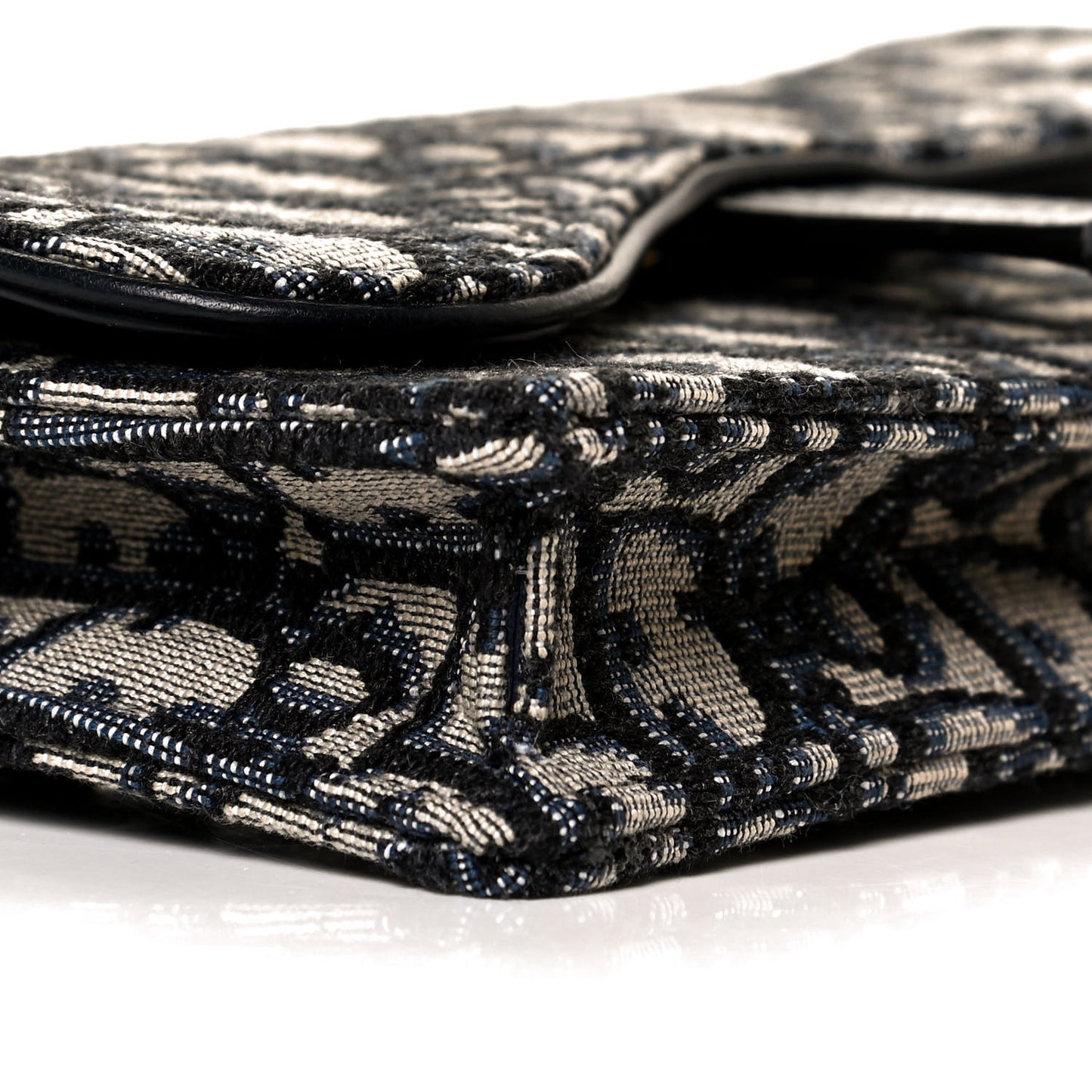 Oblique Saddle Belt Bag Blue