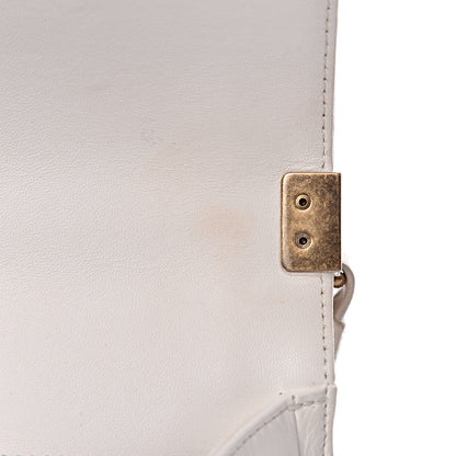 Chanel Sequin Canvas New Medium Cuba Boy Flap White Blue Red 8 of 20