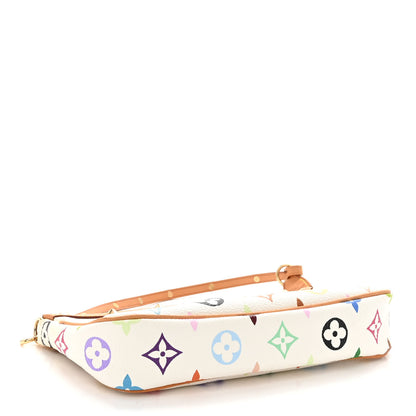 Louis Vuitton Monogram Multicolor Pochette Accessories White 4 of 11
