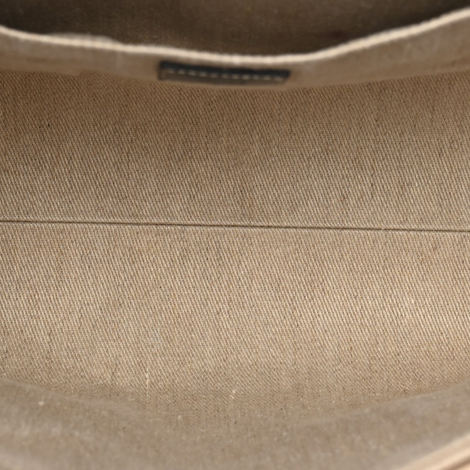 Chloe Linen Calfskin Medium Woody Ribbon Tote White Blue 5 of 13