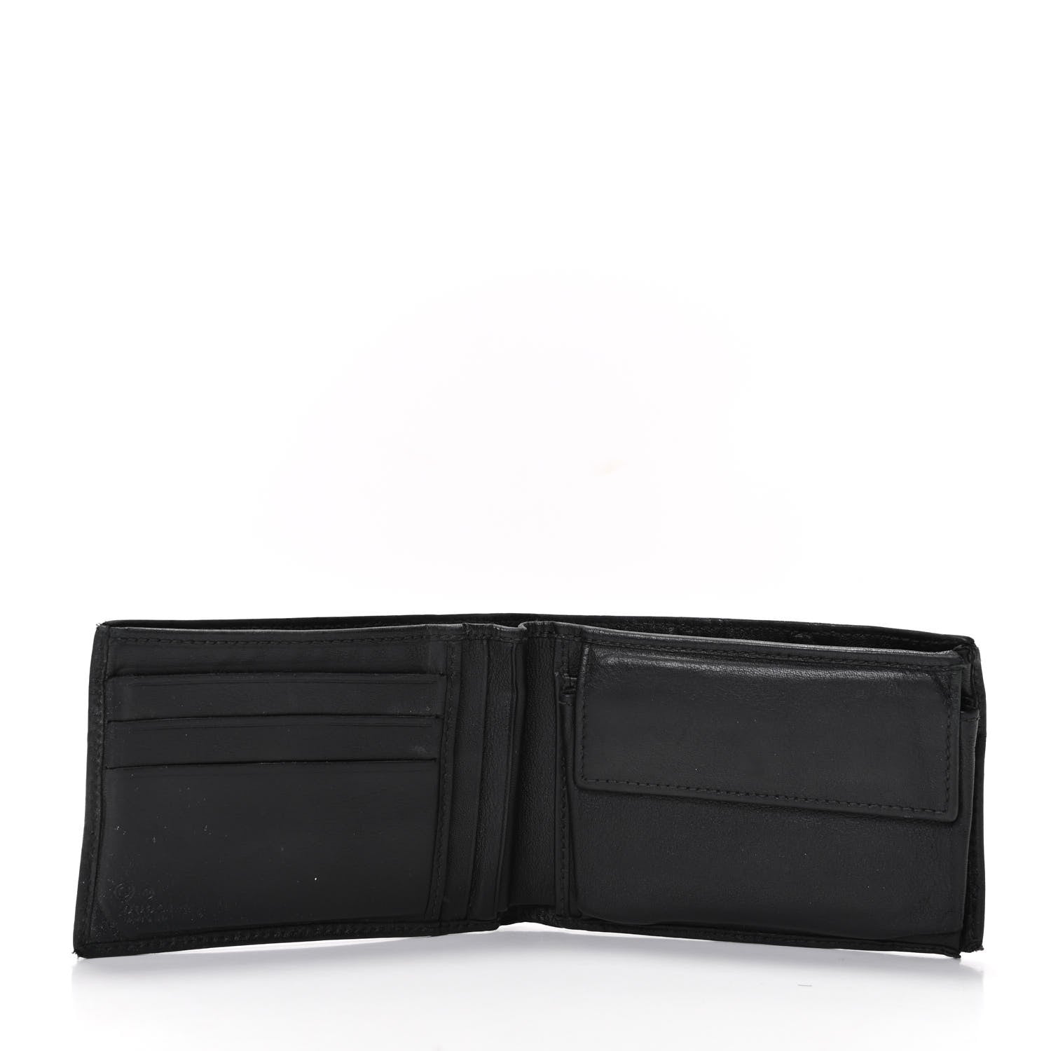 Gucci Guccissima Bi-Fold Wallet Black 5 of 7