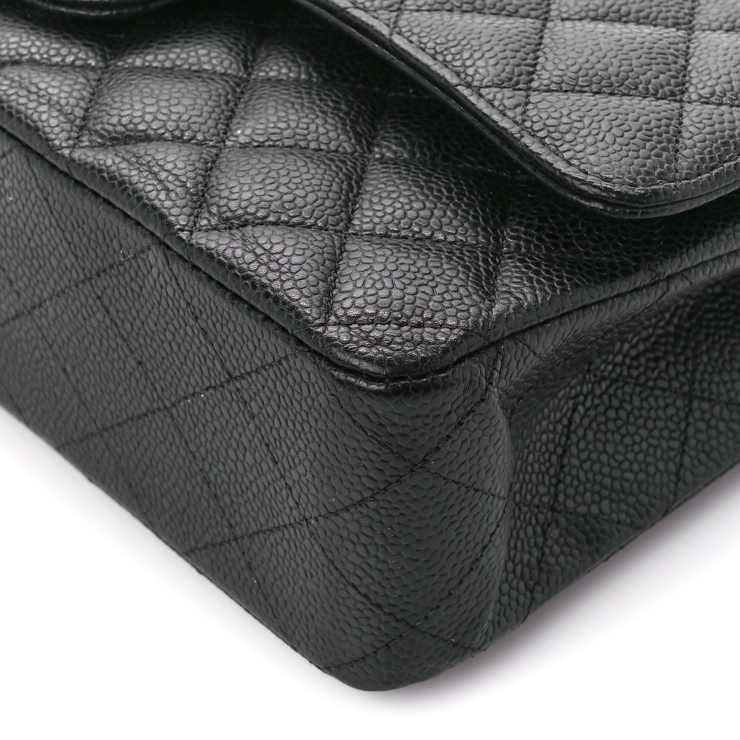 Chanel Caviar Quilted Medium Double Flap Black 11 of 12