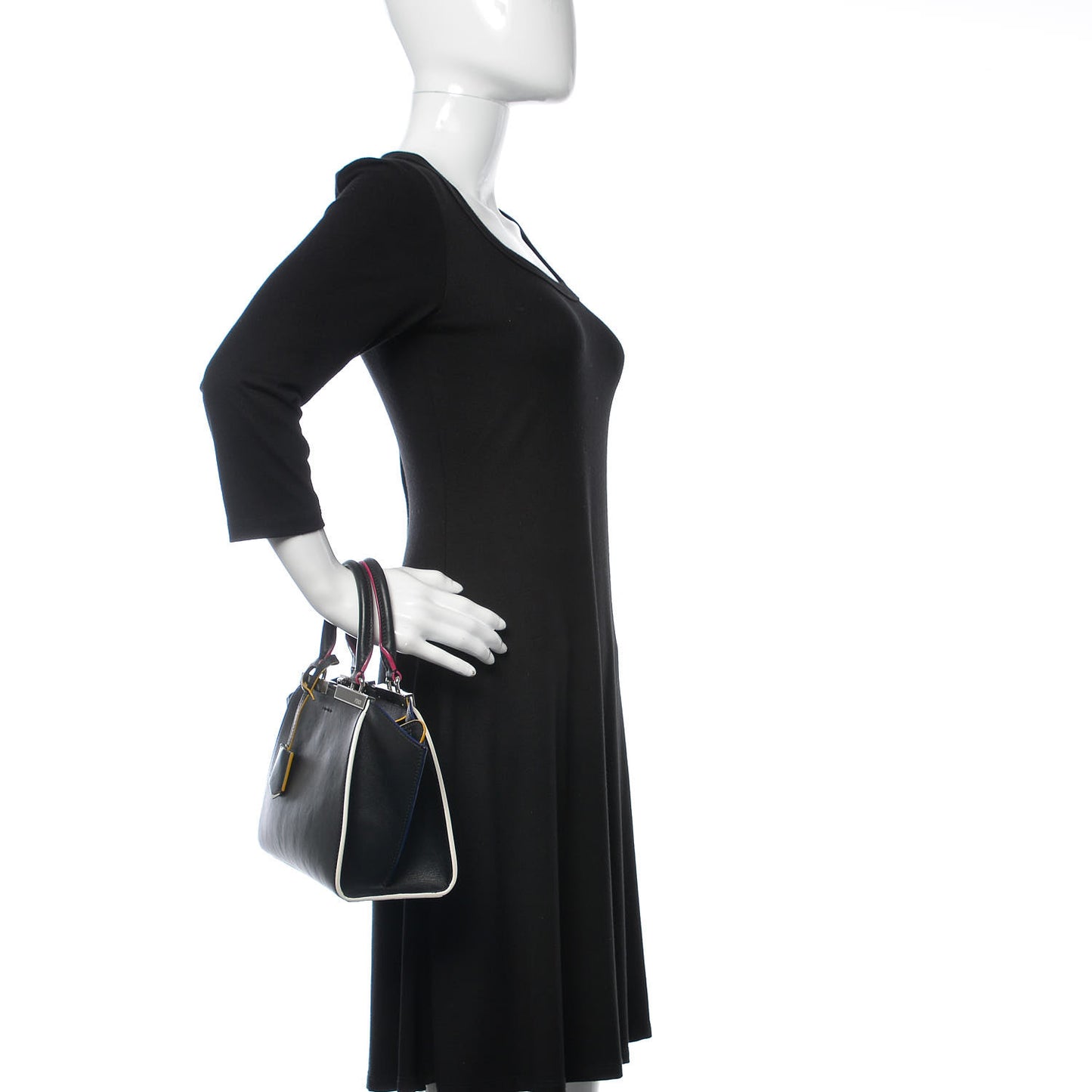 Vitello Dolce Mini 3Jours Tote Black
