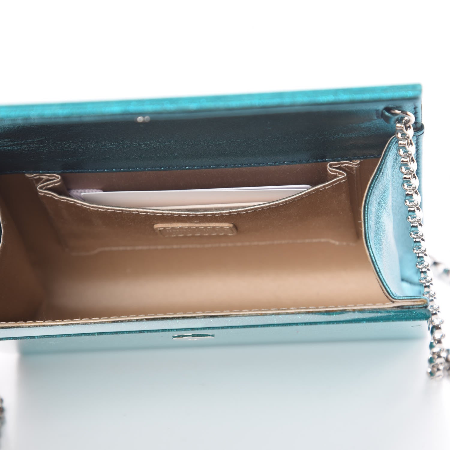 Jimmy Choo Acrylic Glitter Candy Clutch Turquoise 5 of 8