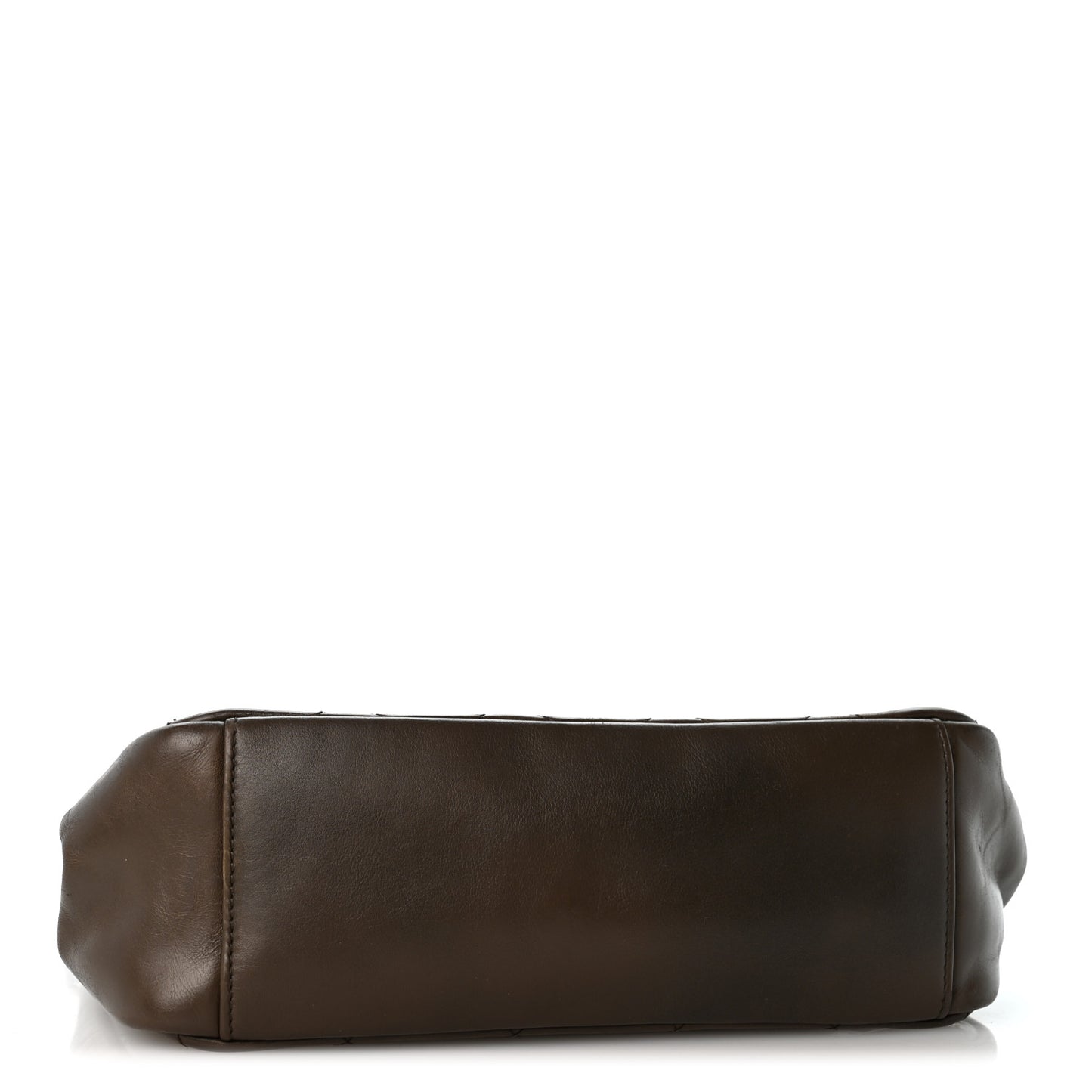 Calfskin Quilted Medium Gold Bar Top Handle Flap Dark Khaki