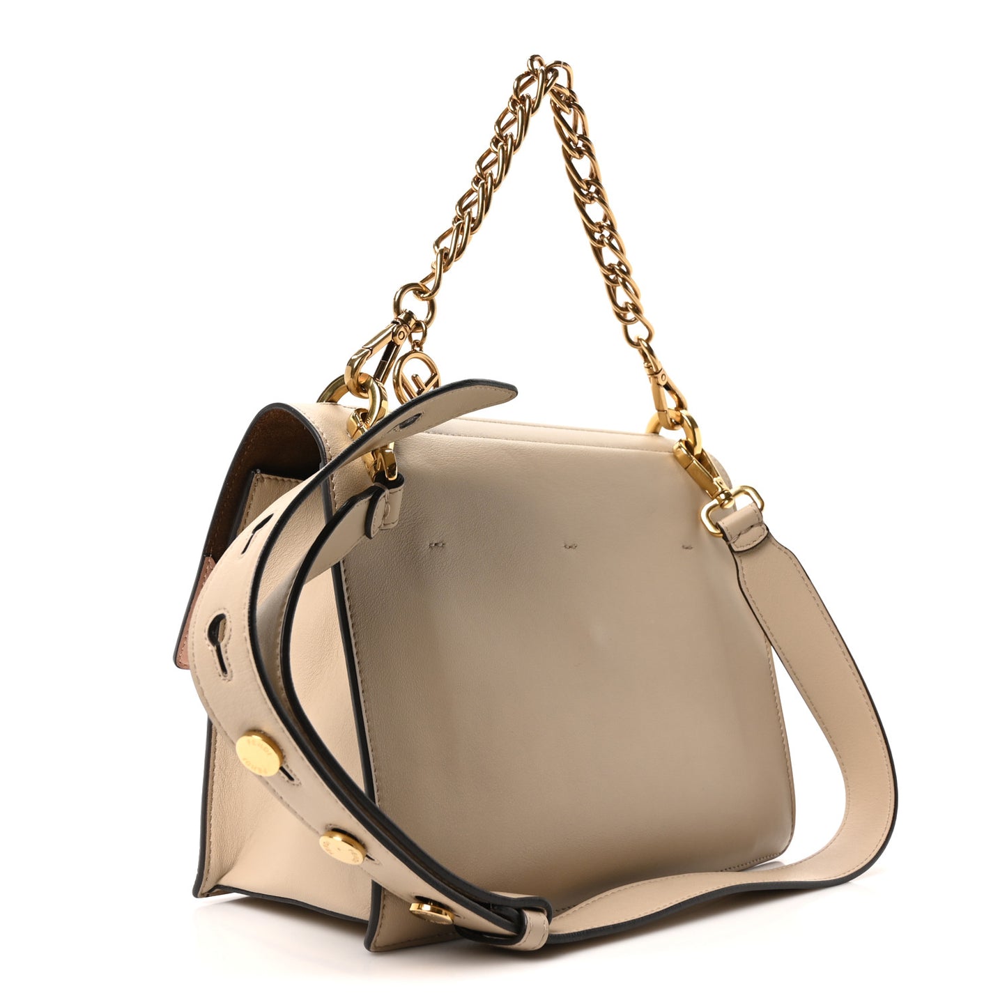 Vitello Grace Matte F is Fendi Kan U Shoulder Bag Nuvola