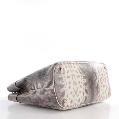 Gucci Karung Printed Large Bright Bit Animalier Top Handle Tote 4 of 7