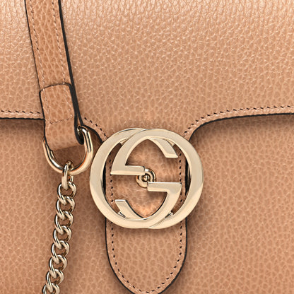 Gucci Dollar Calfskin Small Interlocking G Shoulder Bag Camelia 9 of 12