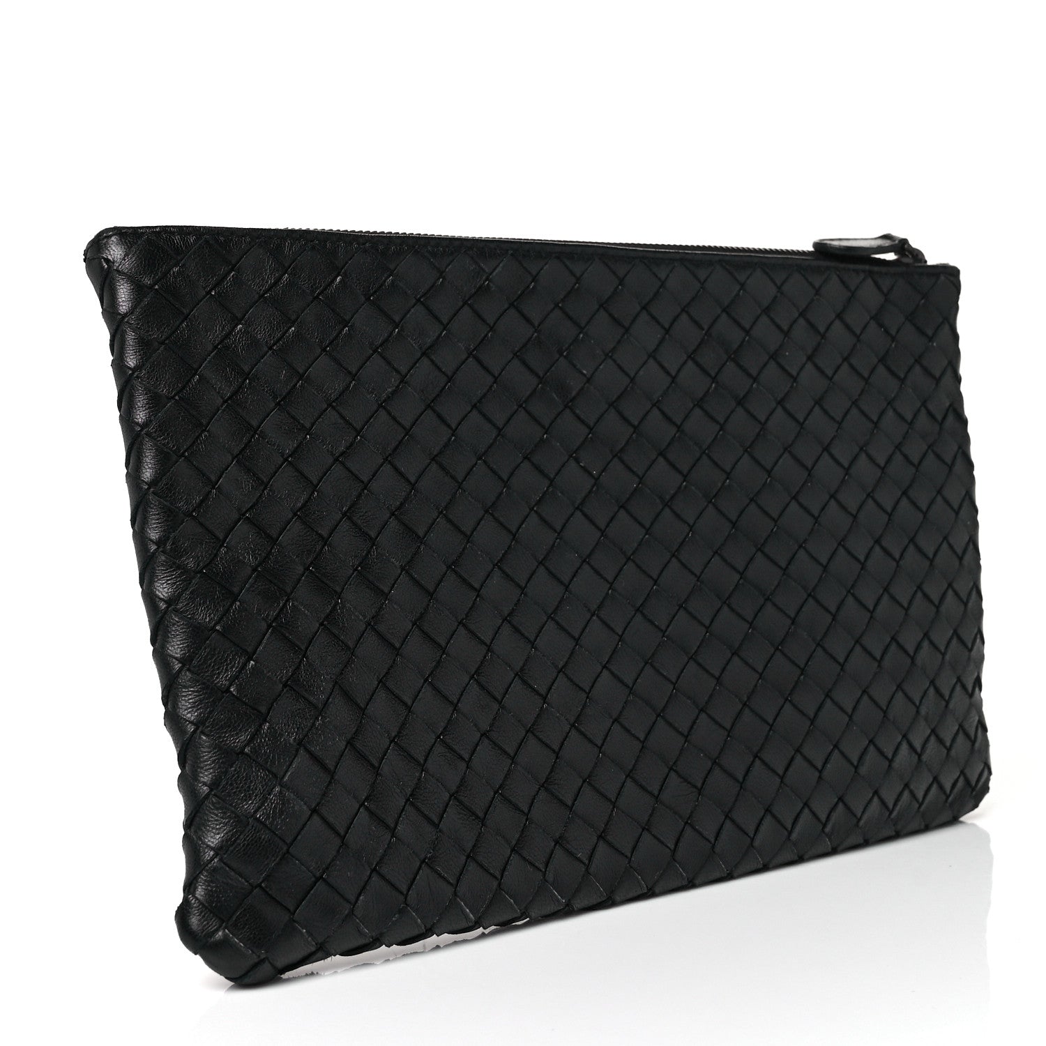 Bottega Veneta Nappa Intrecciato Medium Zip Pouch Black 3 of 8