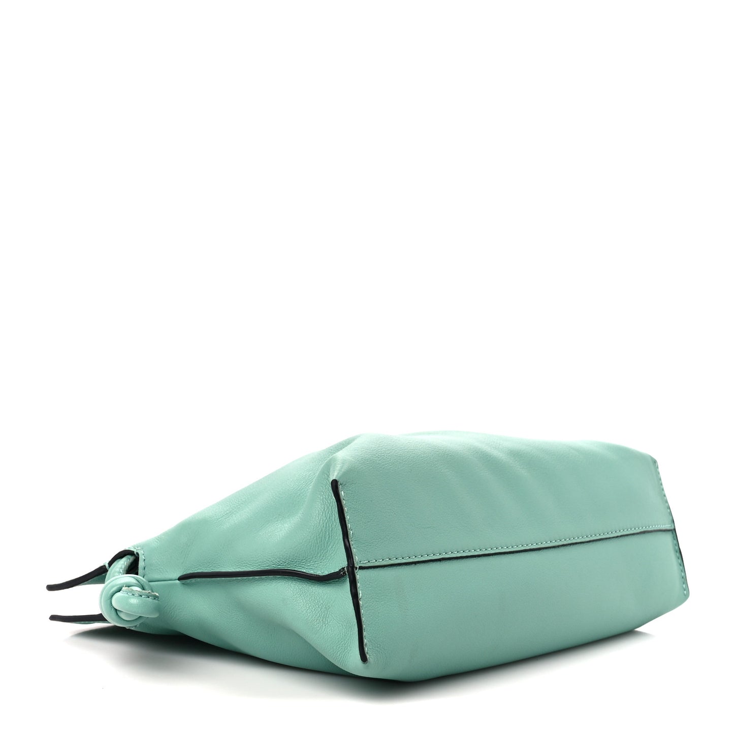 Calfskin Small Flamenco Knot Bag Fresh Mint