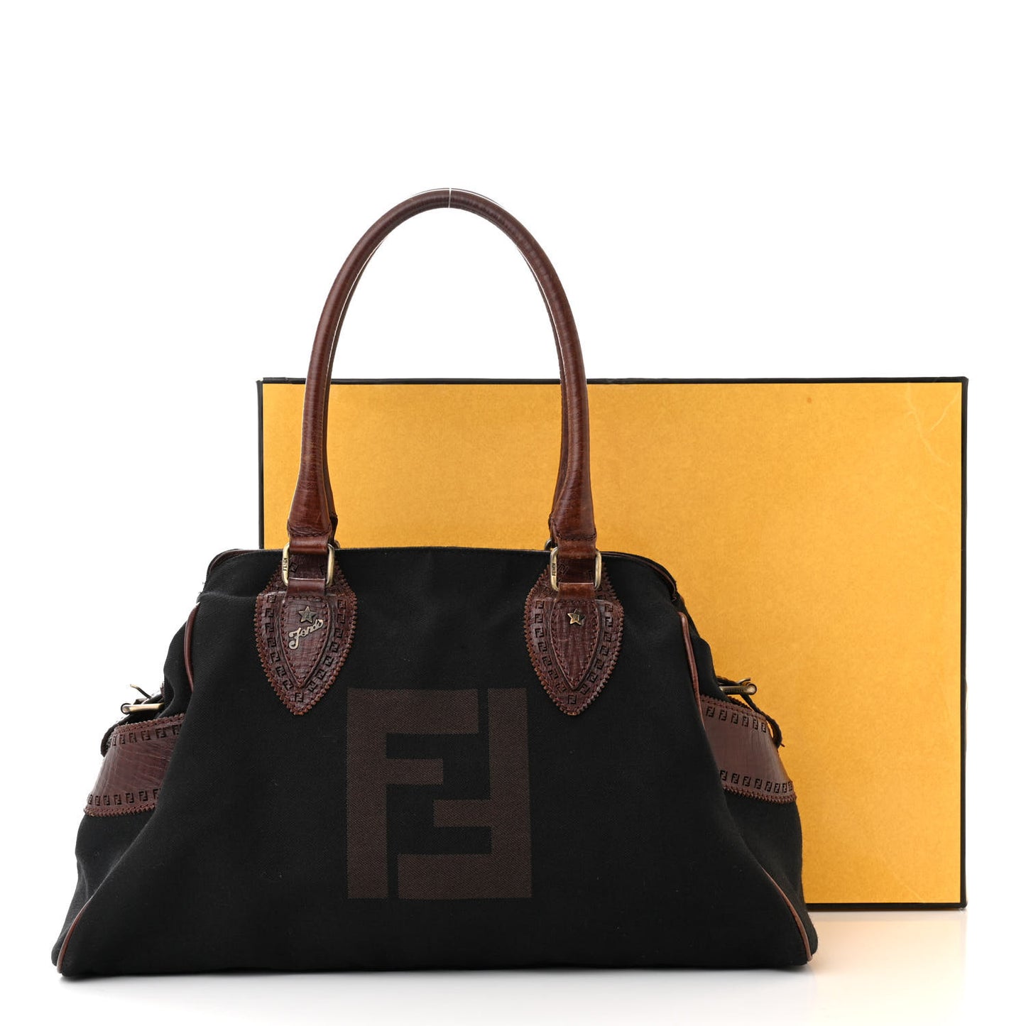 Canvas Bag De Jour Tote Black Tobacco