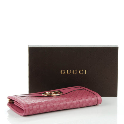 Gucci Microguccissima Sukey Zip Around Wallet Vintage Rose 4 of 7