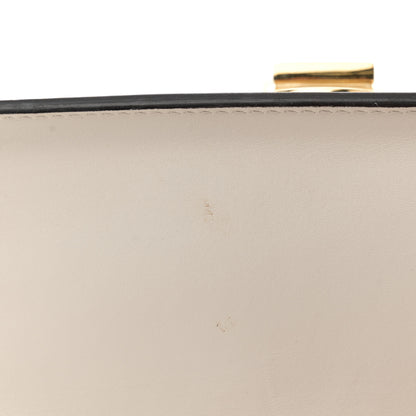 Gucci Calfskin Mini Sylvie Top Handle Bag White 13 of 14