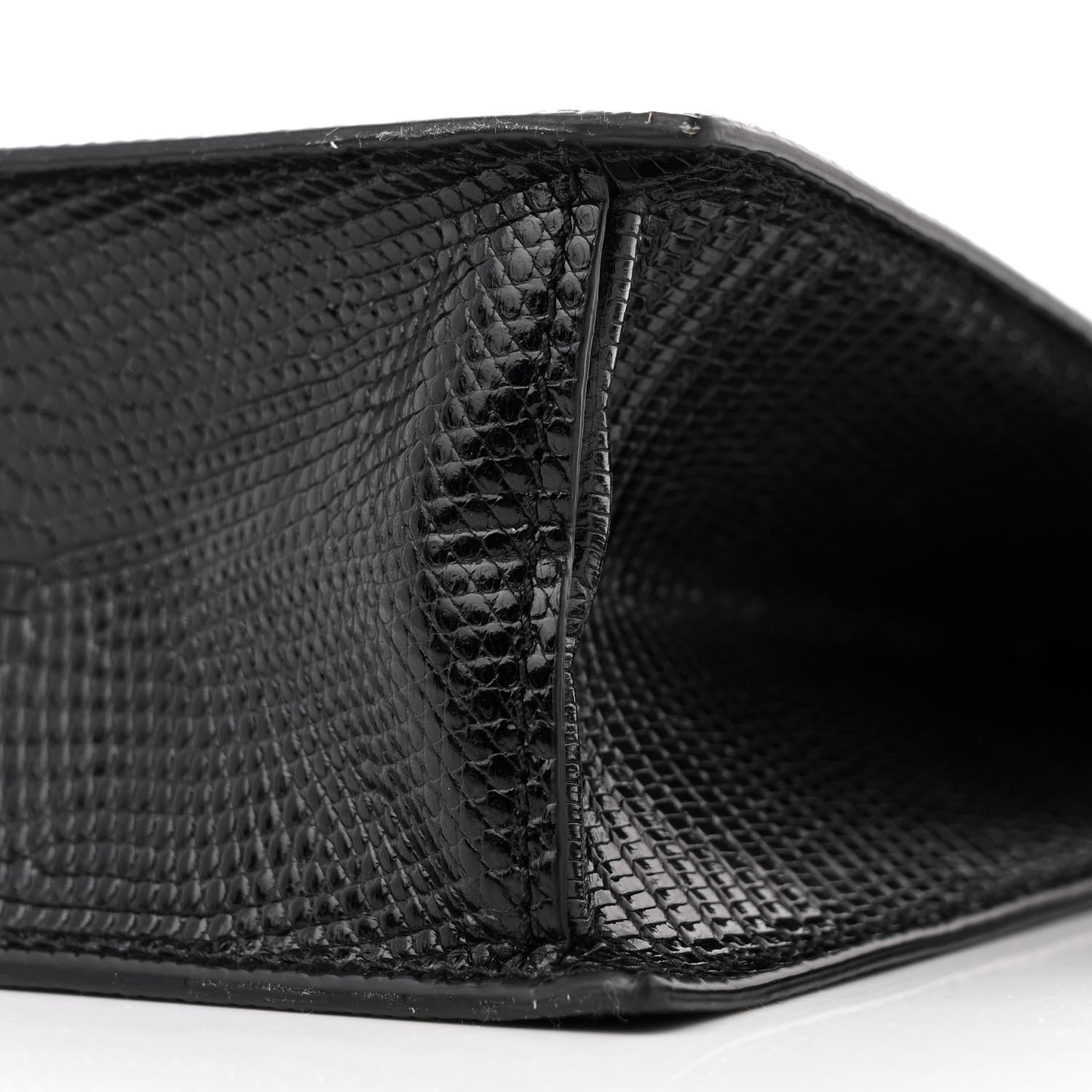 Celine Lizard Edwige Shoulder Bag Black 10 of 11