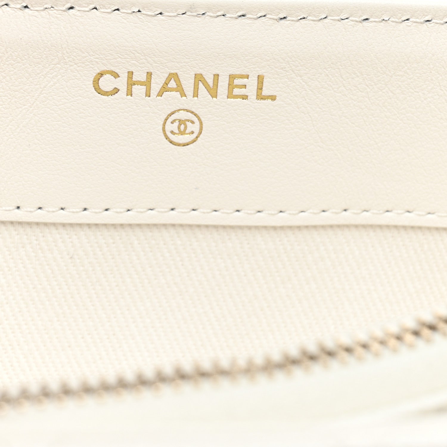 Chanel Caviar Quilted Business Affinity Phone Holder With Chain White 9 of 13