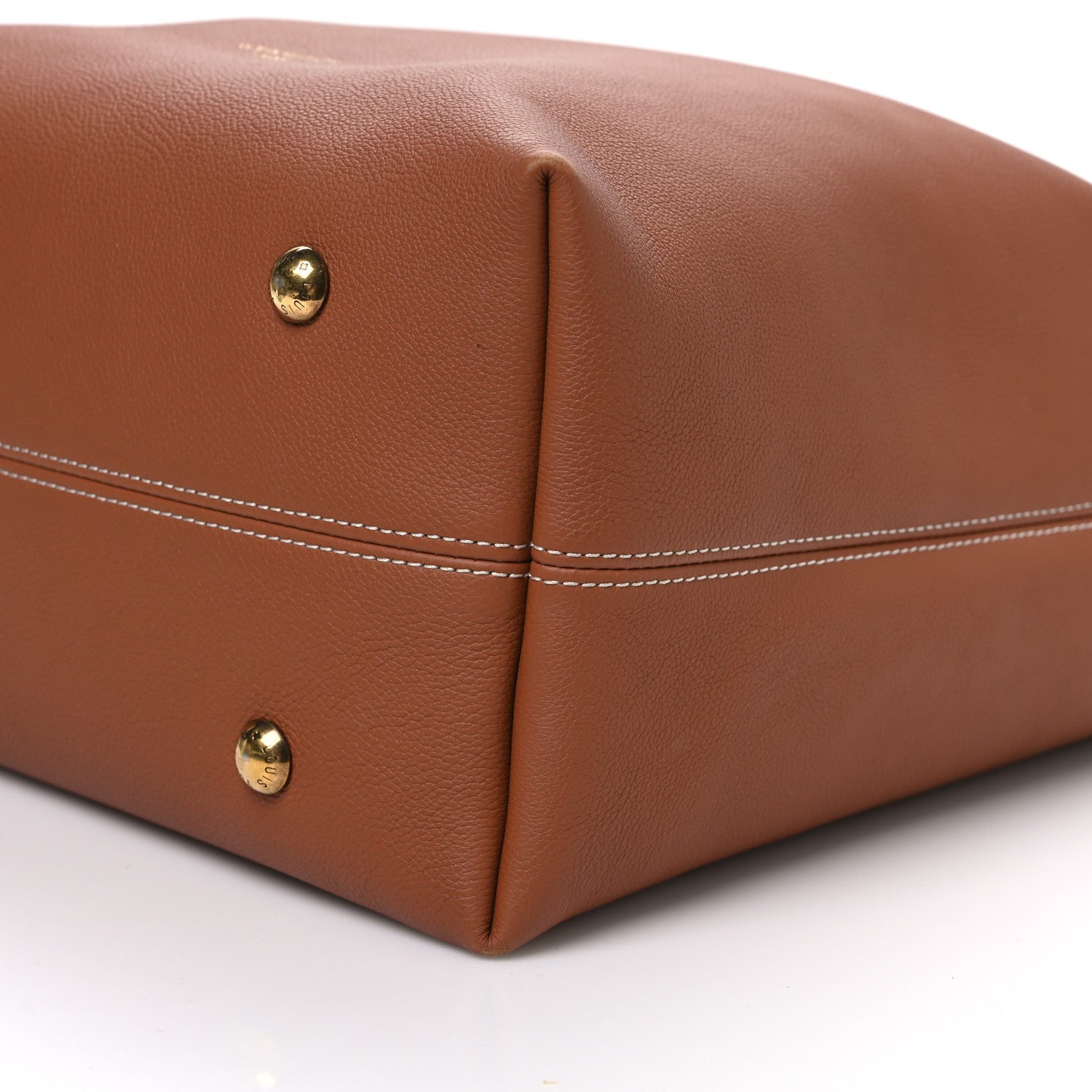 Louis Vuitton Grained Calfskin Low Key Hobo MM Cognac 9 of 10