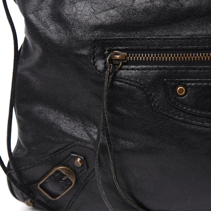 Balenciaga Agneau Classic Hardware Flat Handle Clutch Black 16 of 16