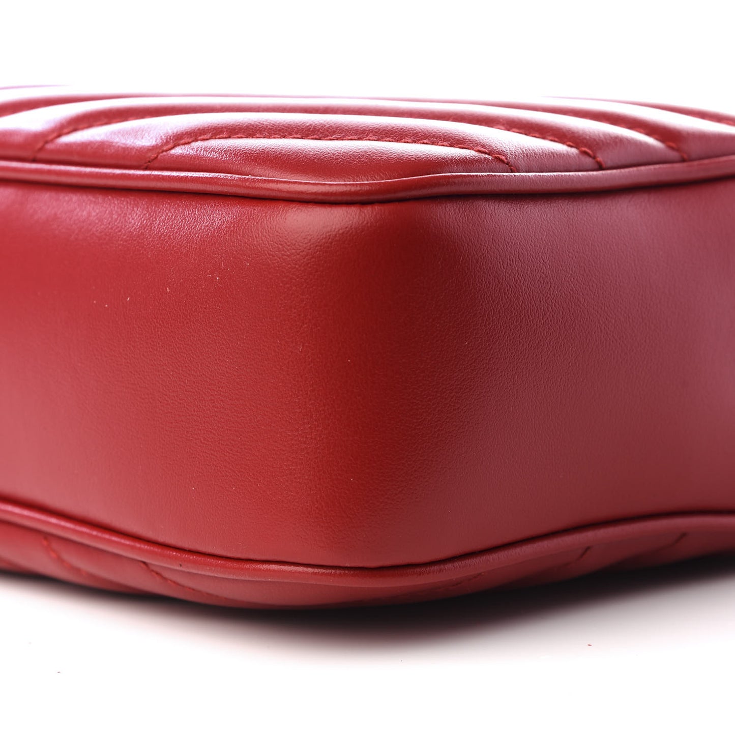 Calfskin Matelasse Monogram Lou Camera Bag Rouge Eros