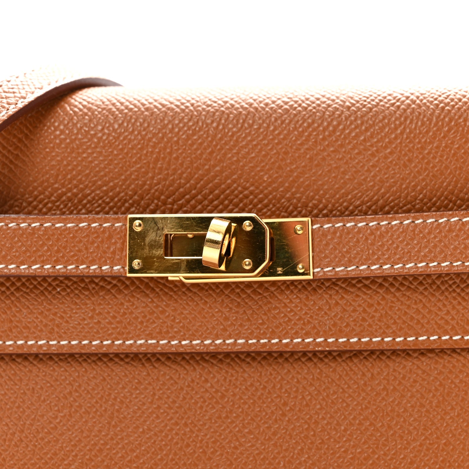 Hermes Epsom Kelly Wallet To Go Gold 7 of 10