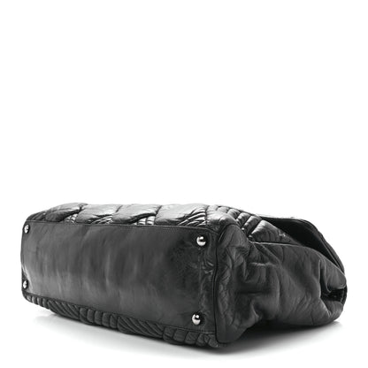 Chanel Lambskin In and Out XL Maxi Flap Black 9 of 11