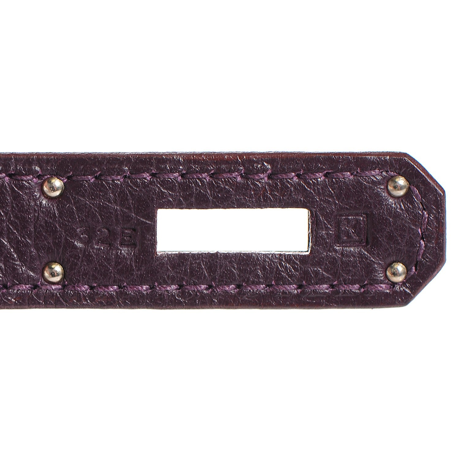 Hermes Taurillon Clemence Birkin 35 Raisin 50 of 58