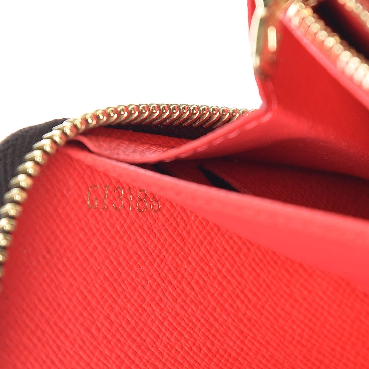 Damier Ebene 2016 Christmas Animation Zippy Wallet Rouge
