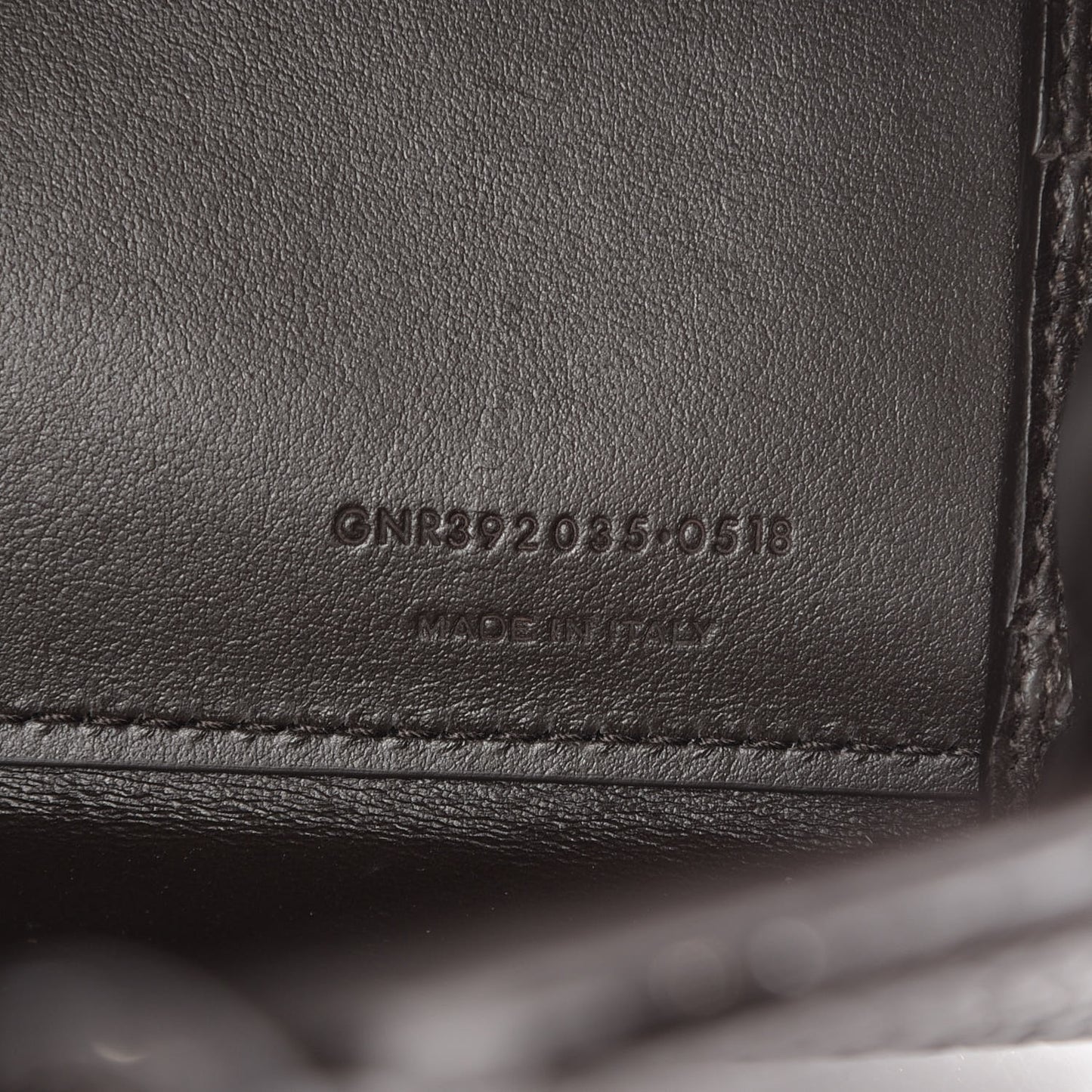 Calfskin Crocodile Embossed Nano Sac De Jour Dark Brown