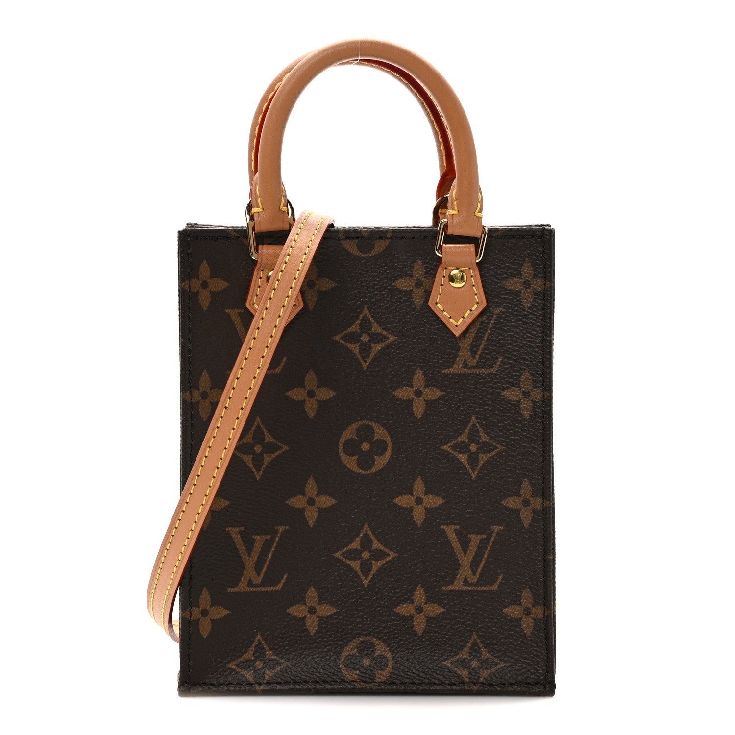 Louis Vuitton Monogram Petit Sac Plat 1 of 11