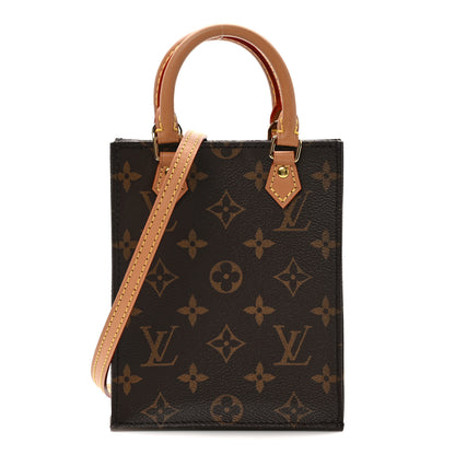 Louis Vuitton Monogram Petit Sac Plat 1 of 11