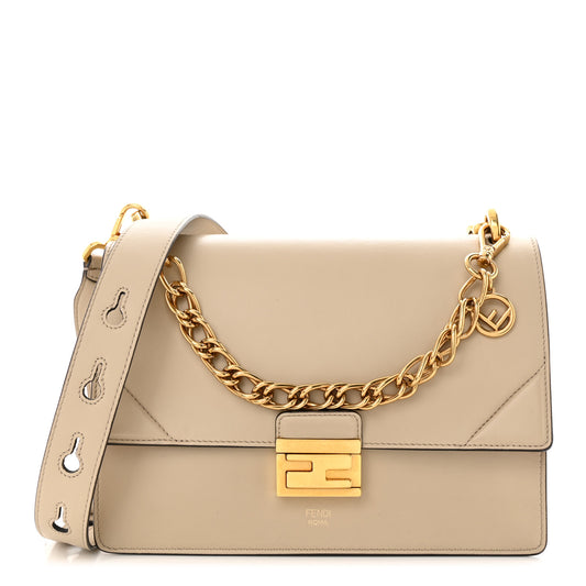 Vitello Grace Matte F is Fendi Kan U Shoulder Bag Nuvola