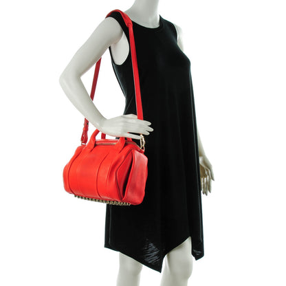 Alexander Wang Pebbled Lambskin Rockie Tangerine Gold Hardware 2 of 8