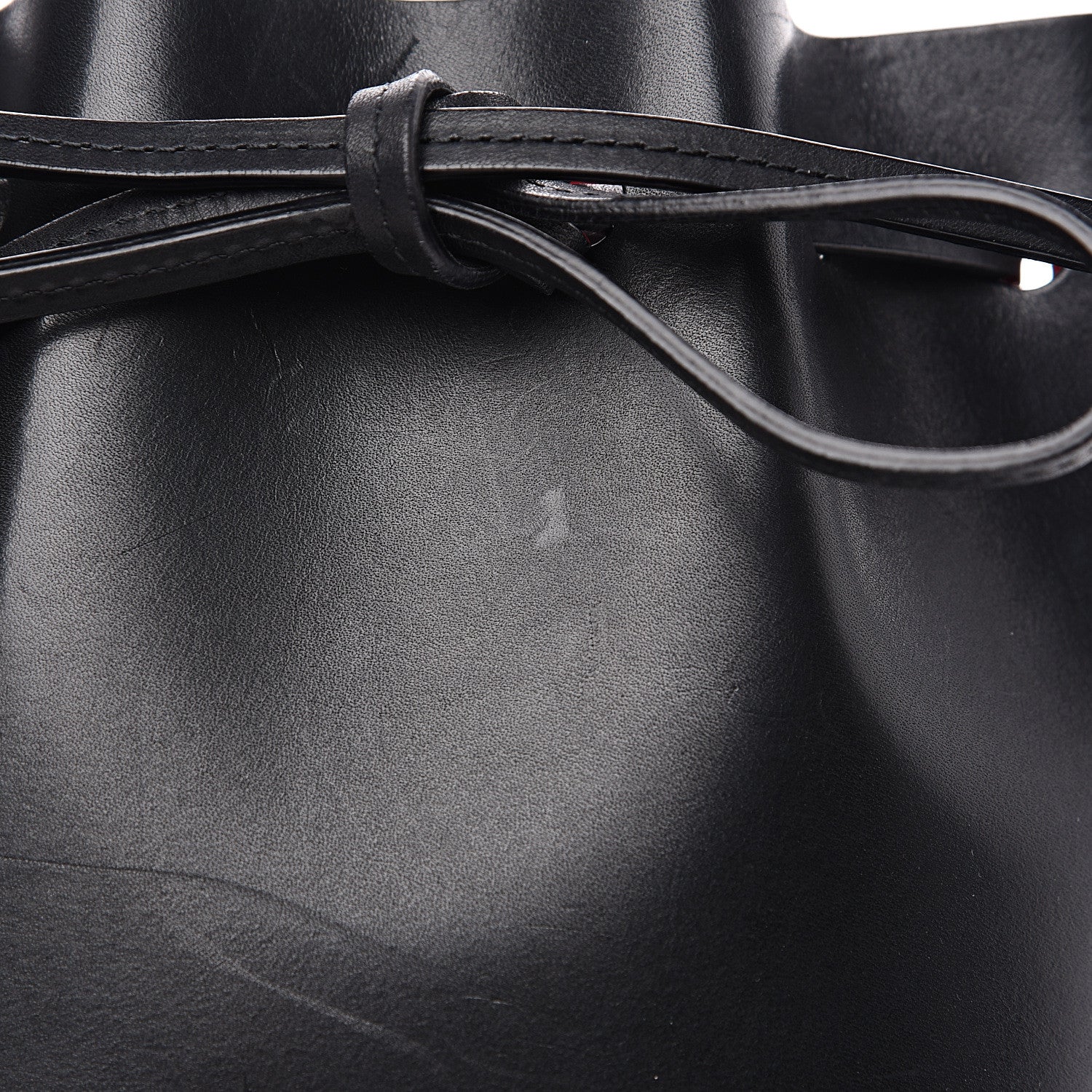 Mansur Gavriel Vegetable Tanned Mini Mini Bucket Bag Black Flamma 6 of 11