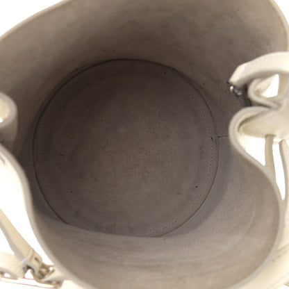 Celine Supple Grained Calfskin Nano Big Bag Bucket White 5 of 13