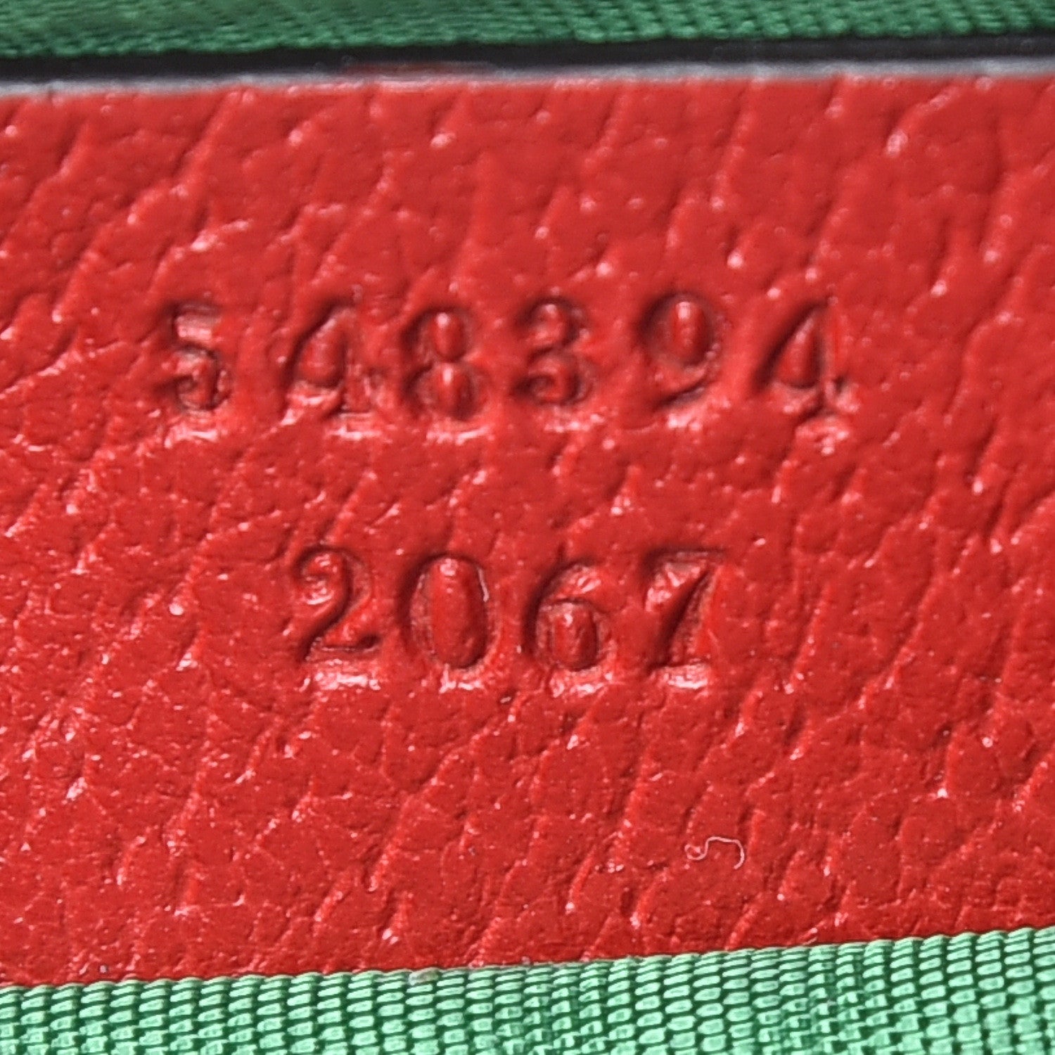 Gucci Soft GG Supreme Monogram Calfskin Small Ophidia Cosmetic Case Beige Ebony Hibiscus Red 7 of 8