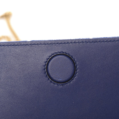 Gucci Velvet Matelasse GG Marmont Mini Bag Cobalt Blue 8 of 11